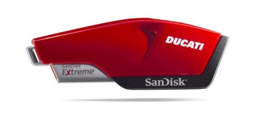 Sandisk's Extreme Ducati Edition USB thumbdrive