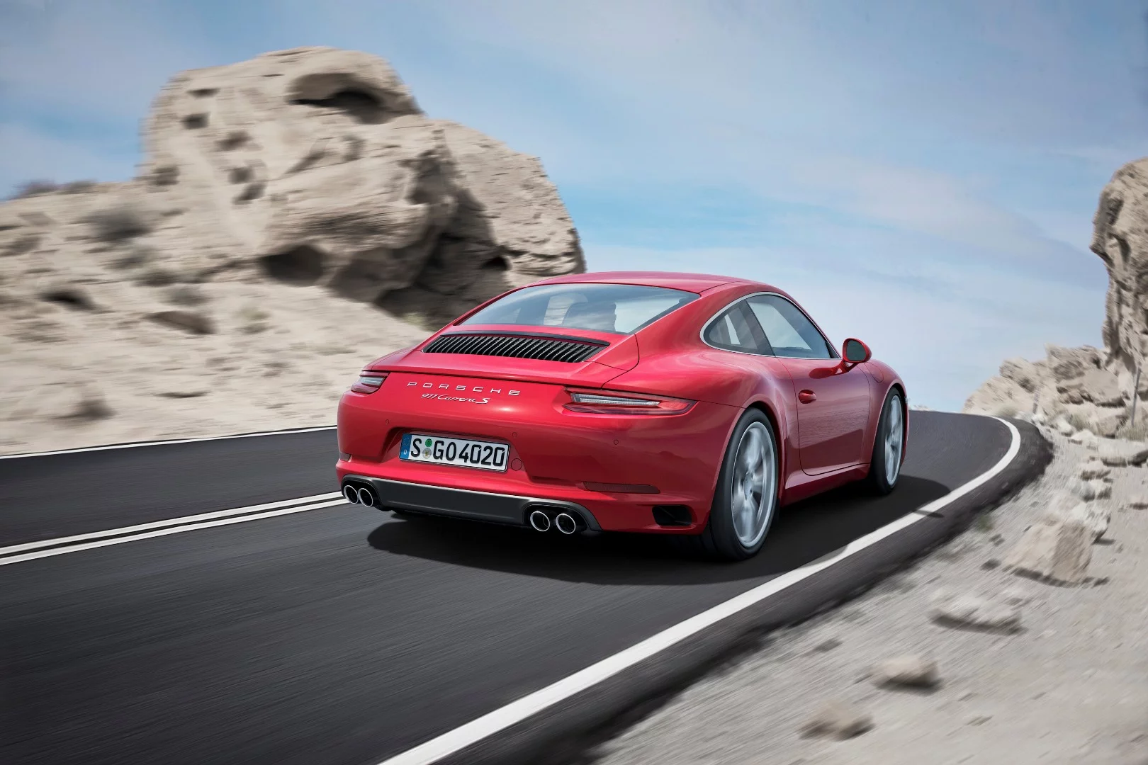 Rear-wheel steering is now an option on the Carrera S