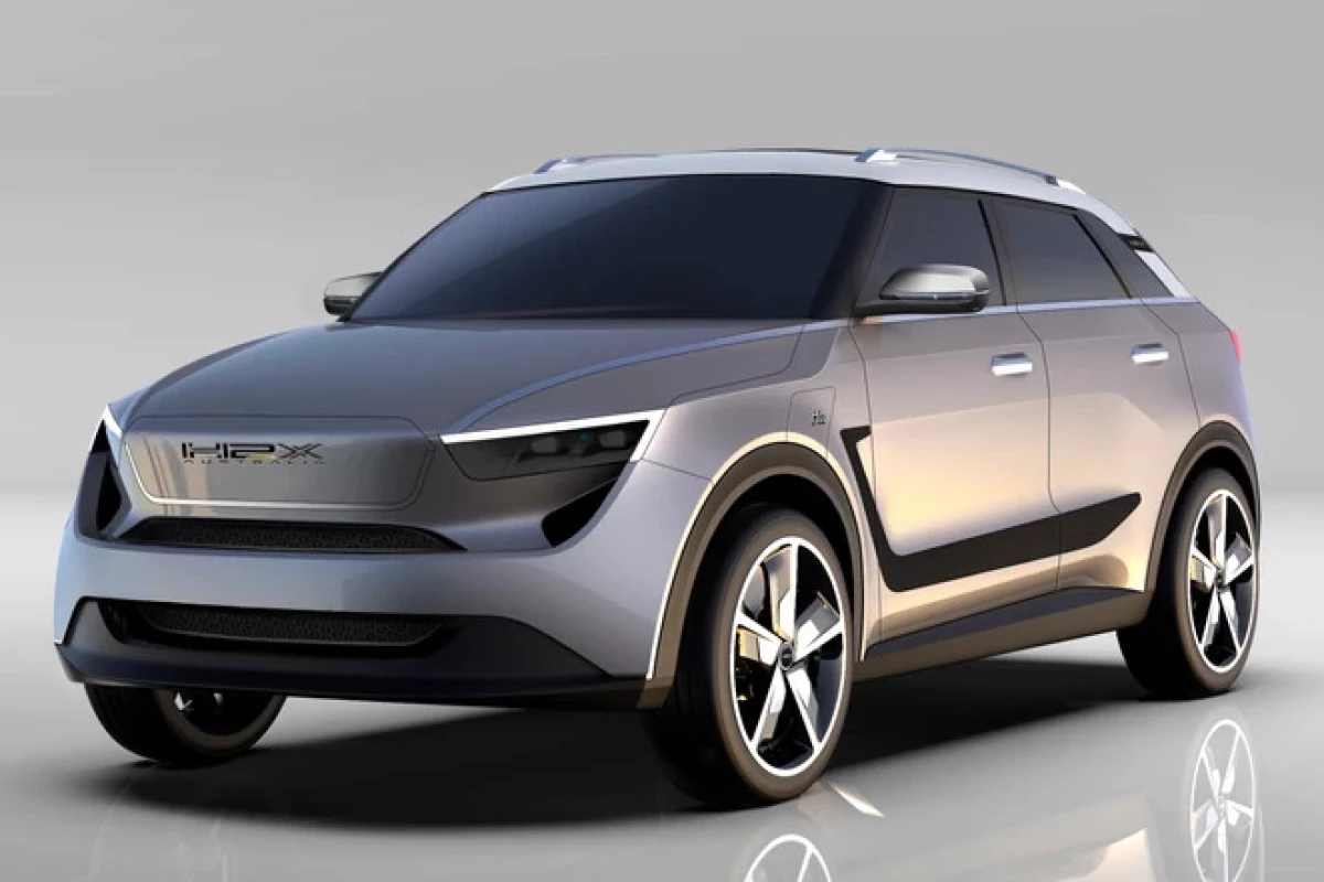 The H2X "Snowy" SUV claims 650 km of emissionsfree range thanks to its fuel cell hybrid powertrain