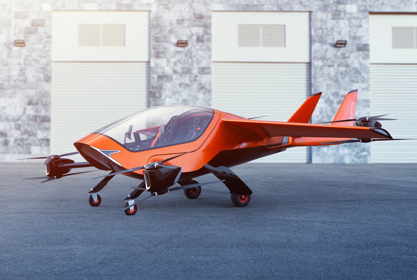 The AIR One private passenger eVTOL prototype