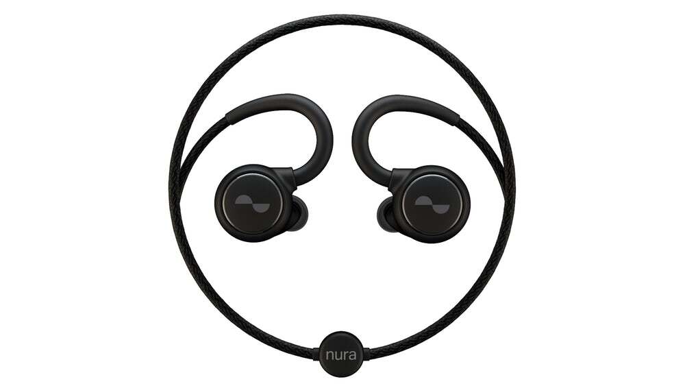 The Nuraloop hearing-adaptive earphones, seen earlier this year at CES