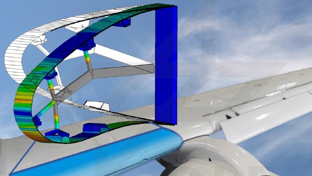 The morphing leading edge can be lowered by up to 20 degrees with virtually no loss of lift