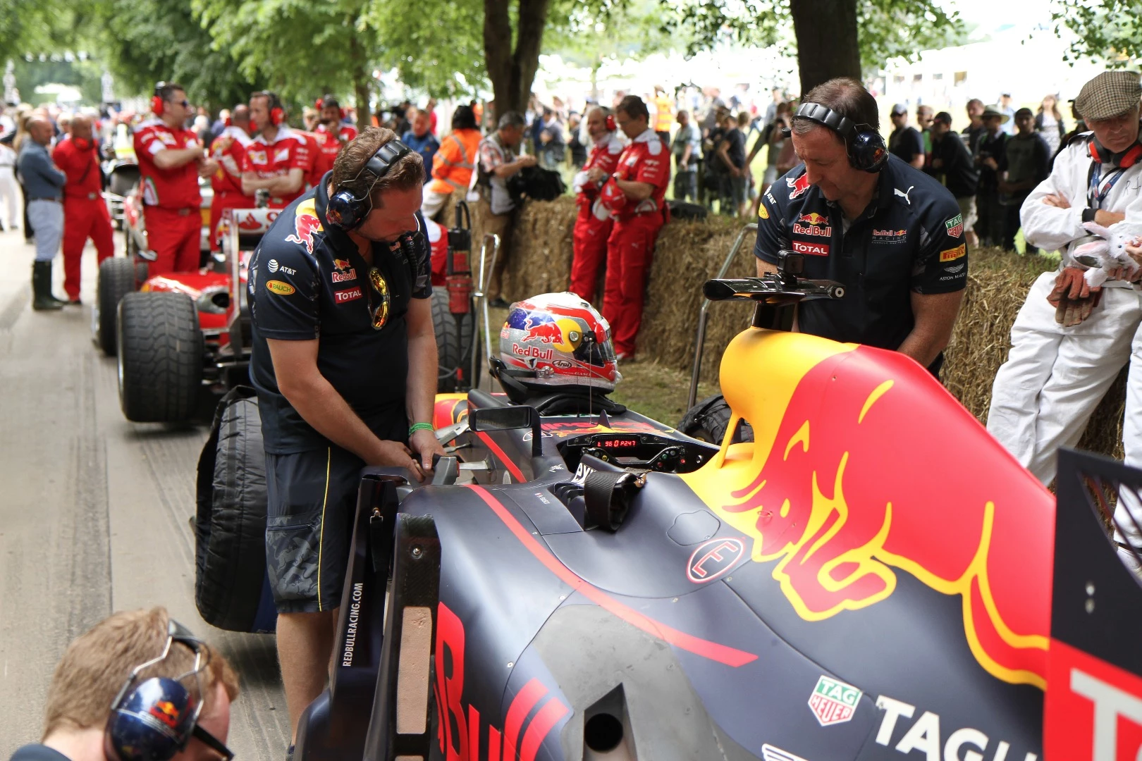 Red Bull's latest liveries are a bit more subtle than in past, which matches the turbo-engined car's quieter exhaust