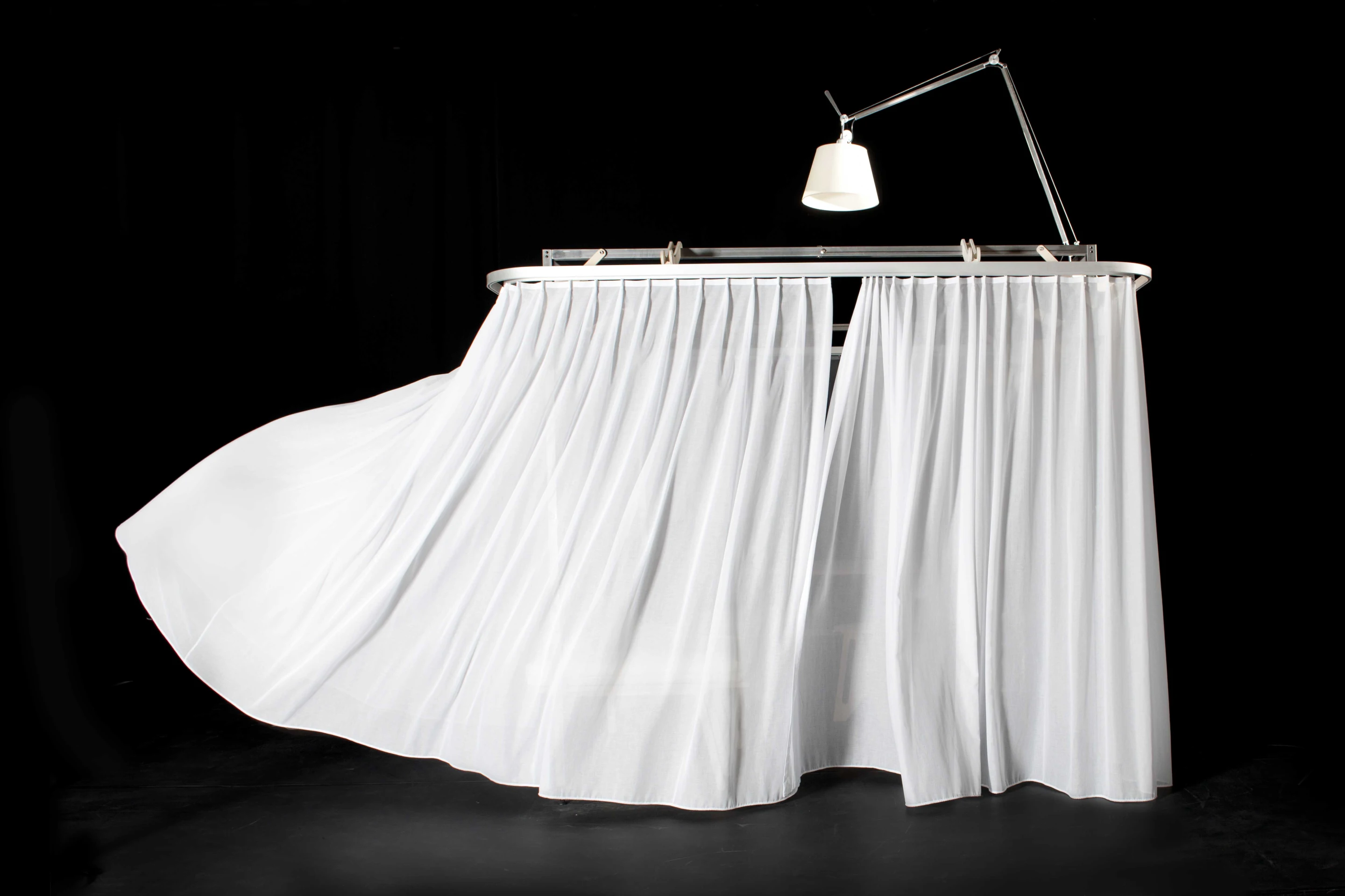 Hotello uses sound-absorbing curtains