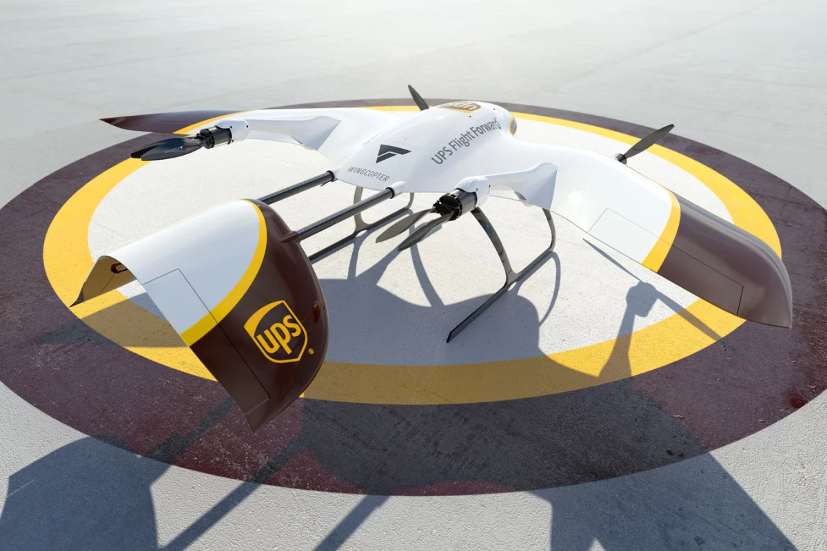 UPS Flight Forward and Wingcopter have partnered to work on next generation package deliver drones