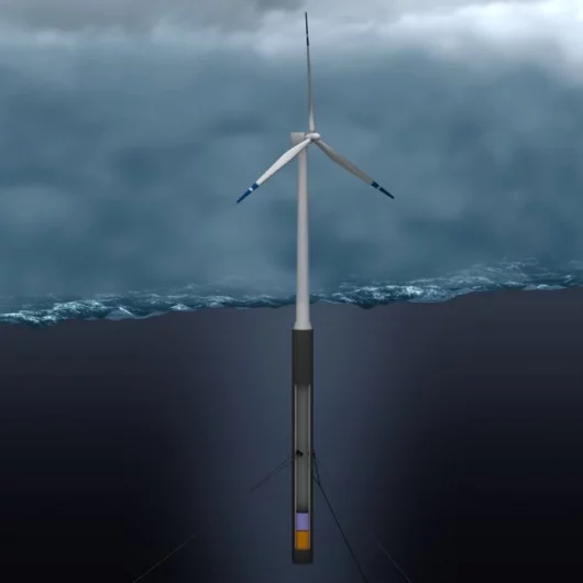 The HyWind-prototype will be situated around 6.2 miles off the west coast of NorwayPhoto: StatoilHydro