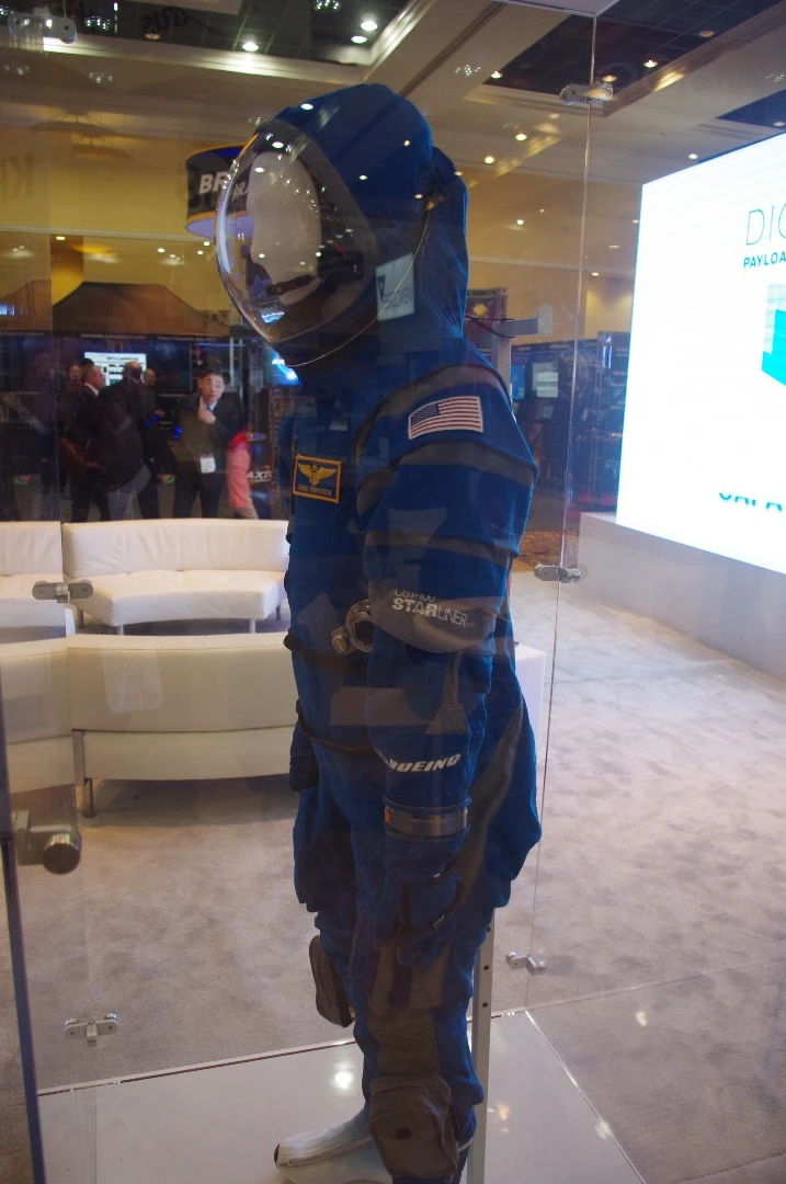 One of the key features of the suit is that the gloves can be used to operate touchscreen devices, an element that could come in handy, as the Starliner features built-in WiFi.
