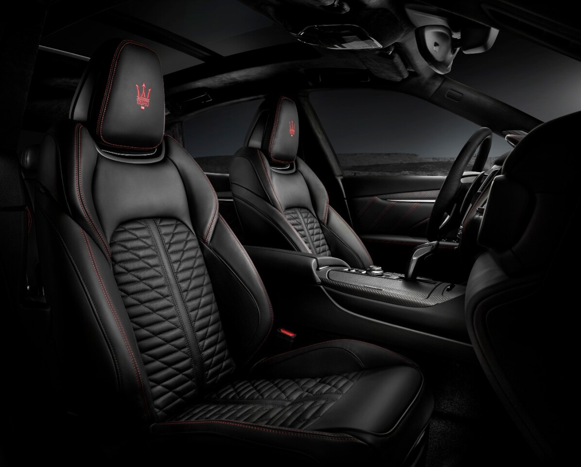 Maserati describes its "Pieno Fiore" as different from other automotive leathers, distinguished by a soft, natural feel and a unique character developed over time