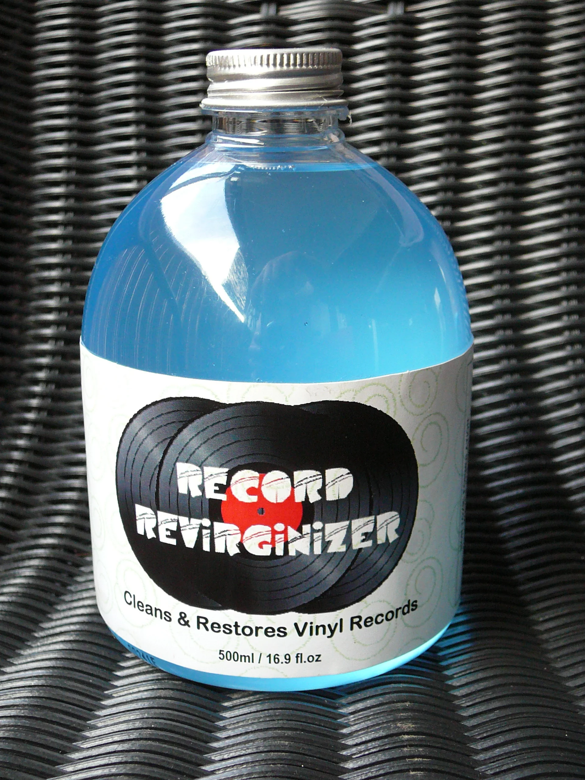 The Record Revirginizer non-toxic polymer record-cleaning solution