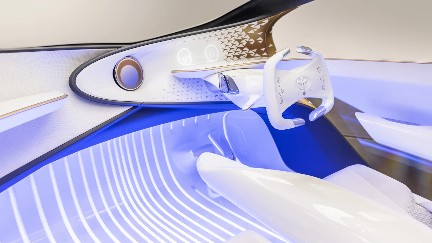 Interior of Toyota's original Concept-i vehicle