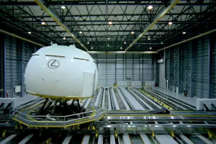 The Lexus driving simulator