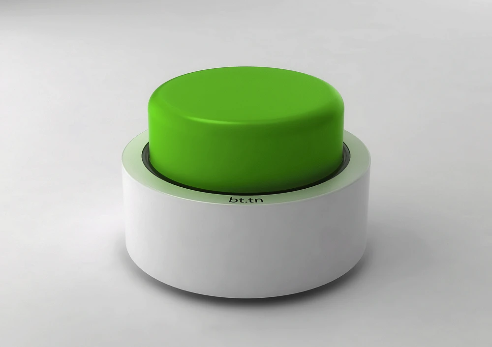 Bttn glows green when there is an IFTTT Recipe has been completed
