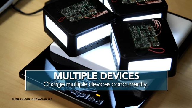 Fulton has developed a charging pad capable of simultaneously charging multiple Qi-compatible devices that automatically identifies and adapts to the power needs of each device
