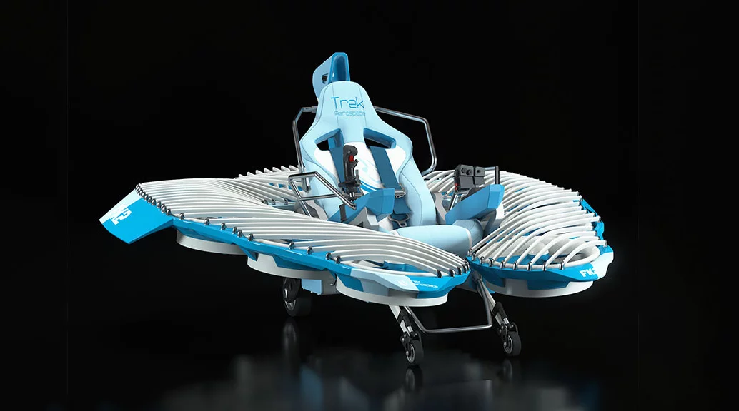Trek Aerospace's Flykart2 is just what it sounds like: a flying go-kart. And it's one of the five finalists to progress to the final stage of Boeing's GoFly competition