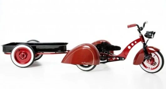 Add-ons include a wagon to tow buddies around town