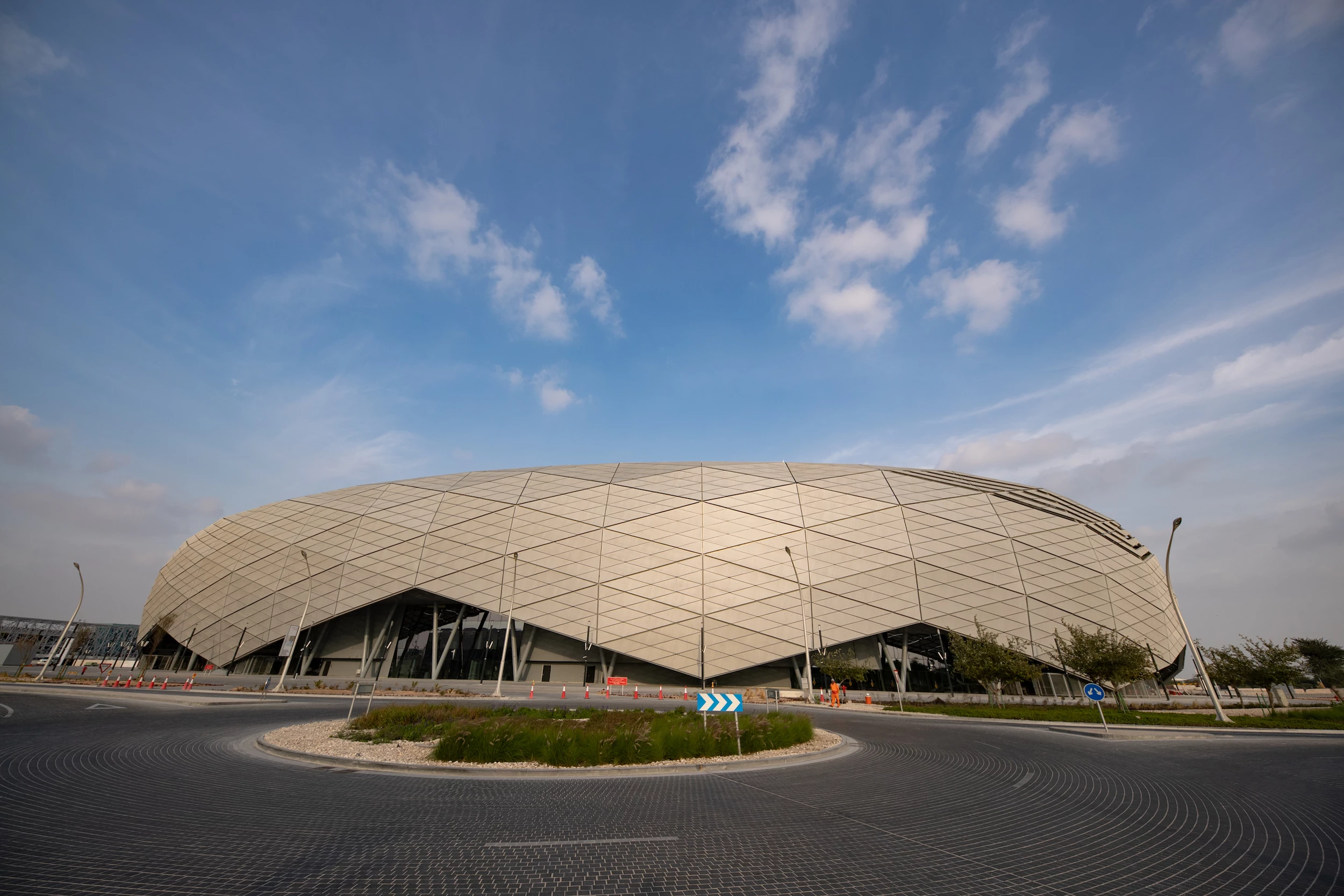 Education City Stadium was designed by Fenwick-Iribarren Architects, in collaboration with Pattern Architects, Buro Happold, JPAC JV, and Salfo