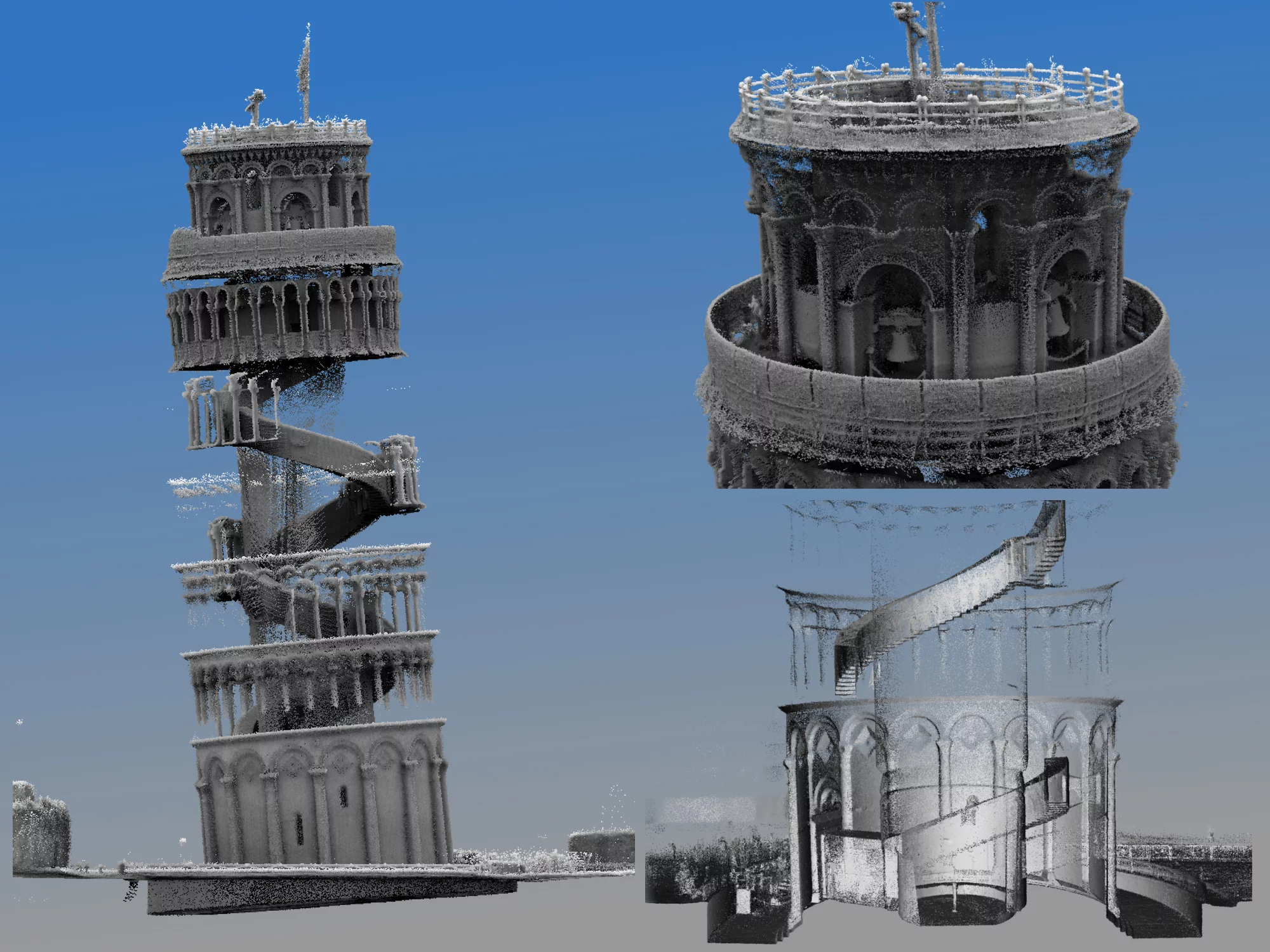 The CSIRO's scan of the Leaning Tower of Pisa was completed in under 20 minutes