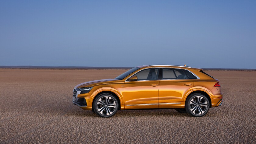 The hood and lower bodywork crease are less simple than what was seen in the concepts, but fits in nicely with the current Audi SUV lineup’s overall design language