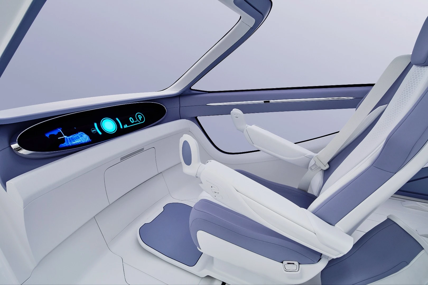 Interior of Toyota's Concept-i Ride