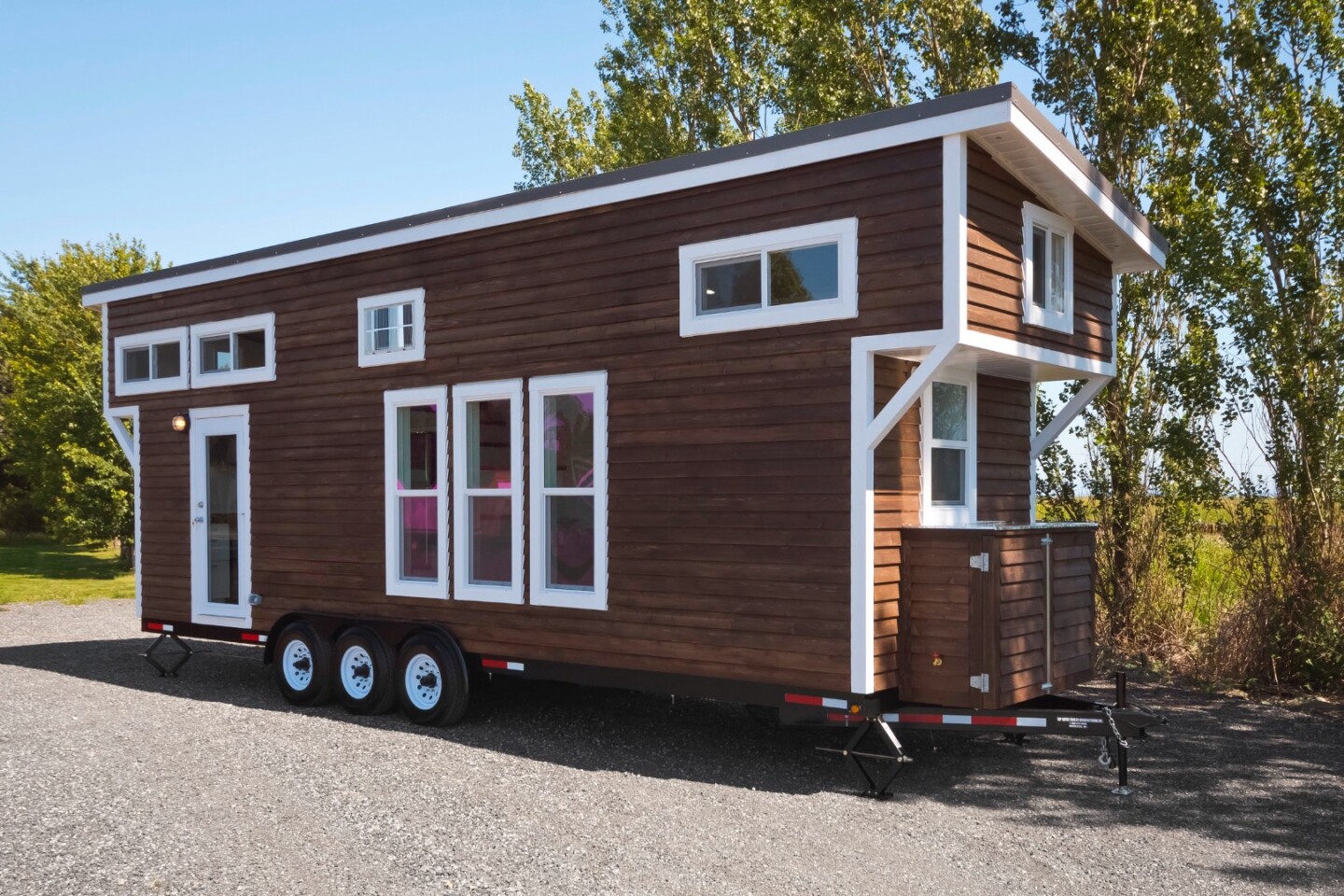 Spacious steelframed tiny house is ready to hit the road