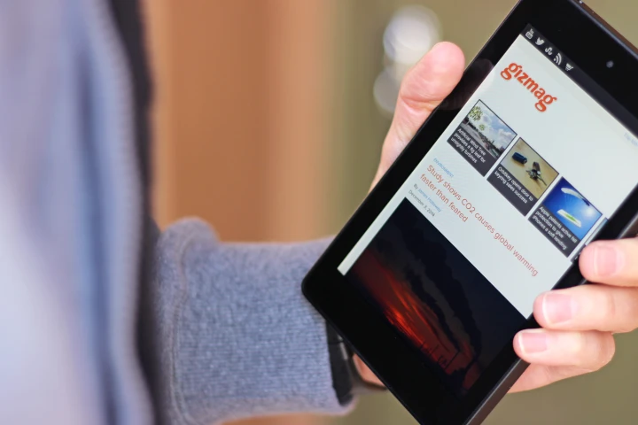 Gizmag reviews one of Amazon's most aggressively-priced products yet, the Fire HD 6 tablet (Photo: Will Shanklin/Gizmag.com)