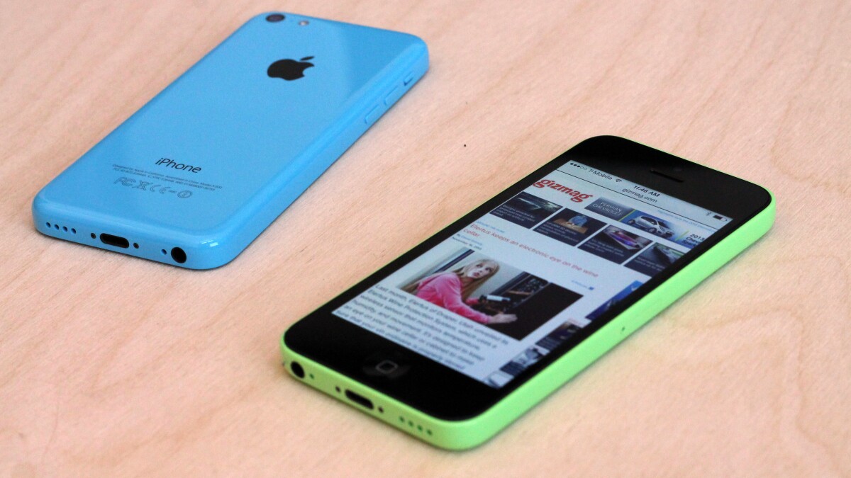 The iPhone also uses the speedy A6 chip from the iPhone 5
