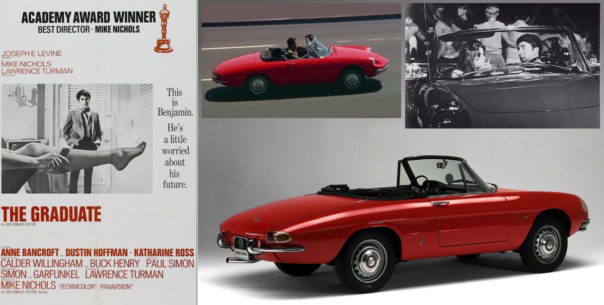 28| Ben's Alfa Romeo Spider Duetto from The Graduate