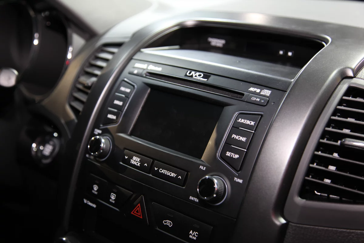 The Kia UVO in-car infotainment system