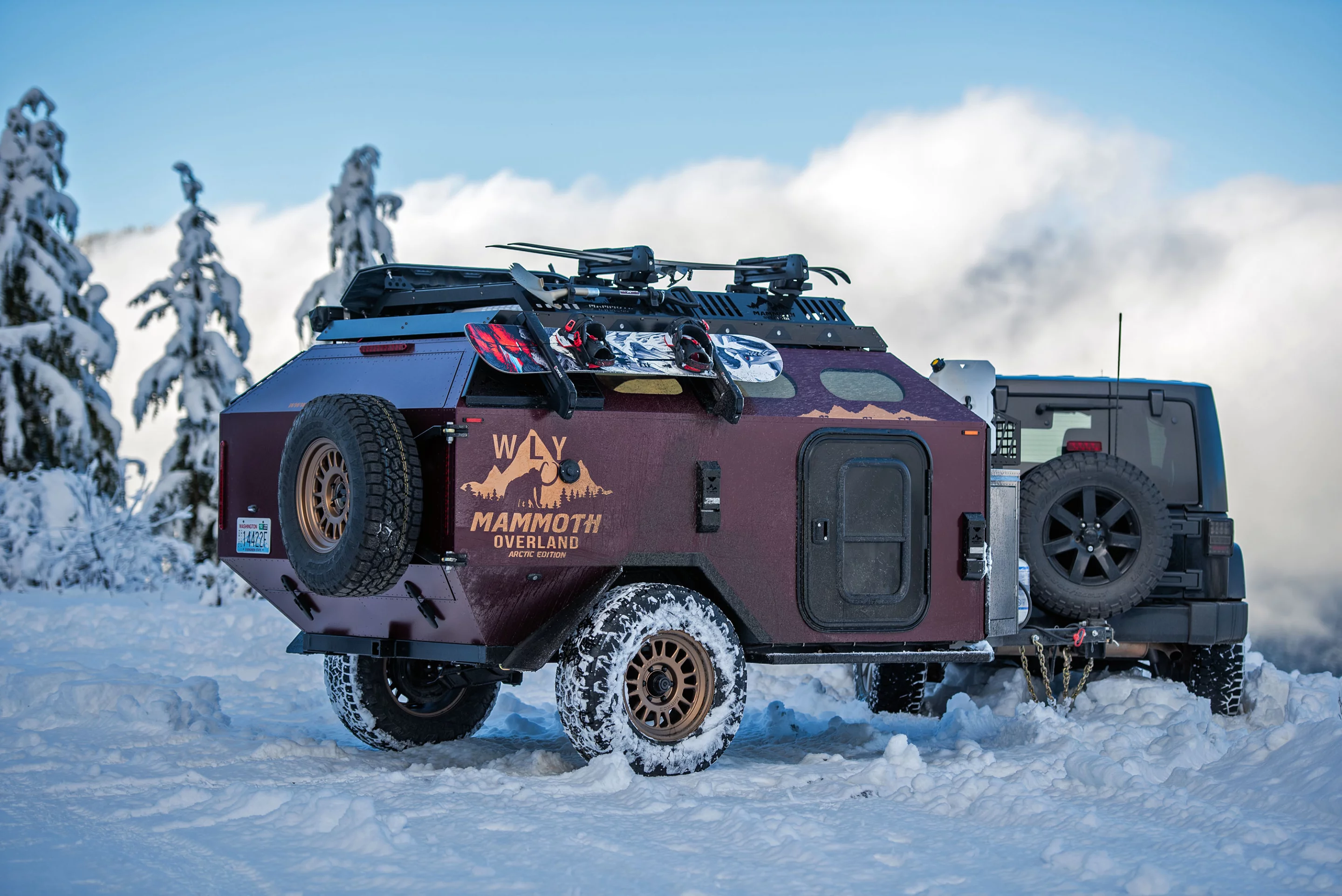 Whether you ski or shred, you've got a place on the Mammoth Overland WLY