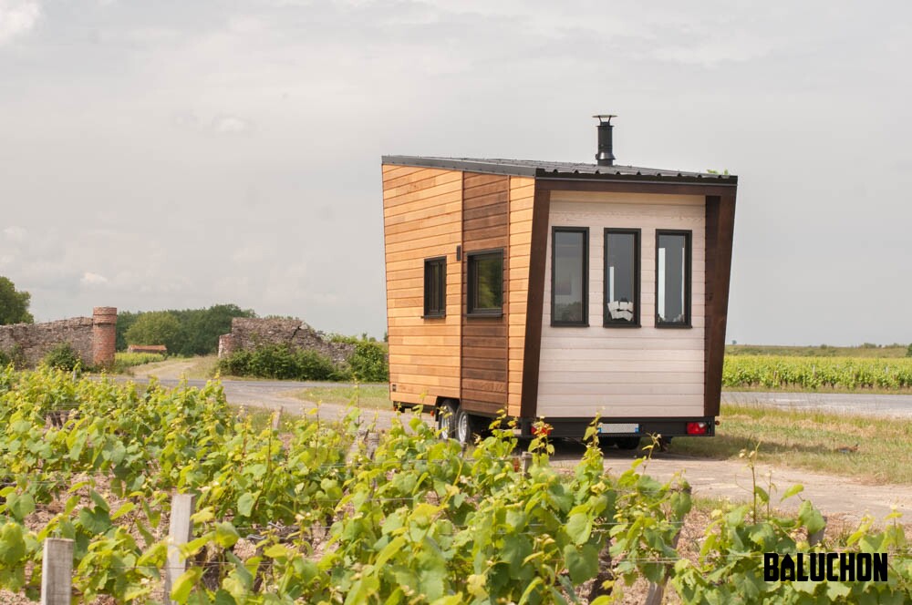 Baluchon recently completed the Intrépide as a bespoke tiny home for a couple and their dog