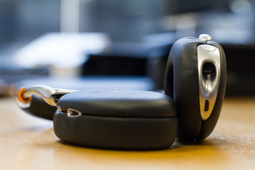 Parrot champions the noise-cancelling capability as a main attraction of the Zik 2.0's and they won't be getting an argument from us (Photo: Nick Lavars/Gizmag.com)