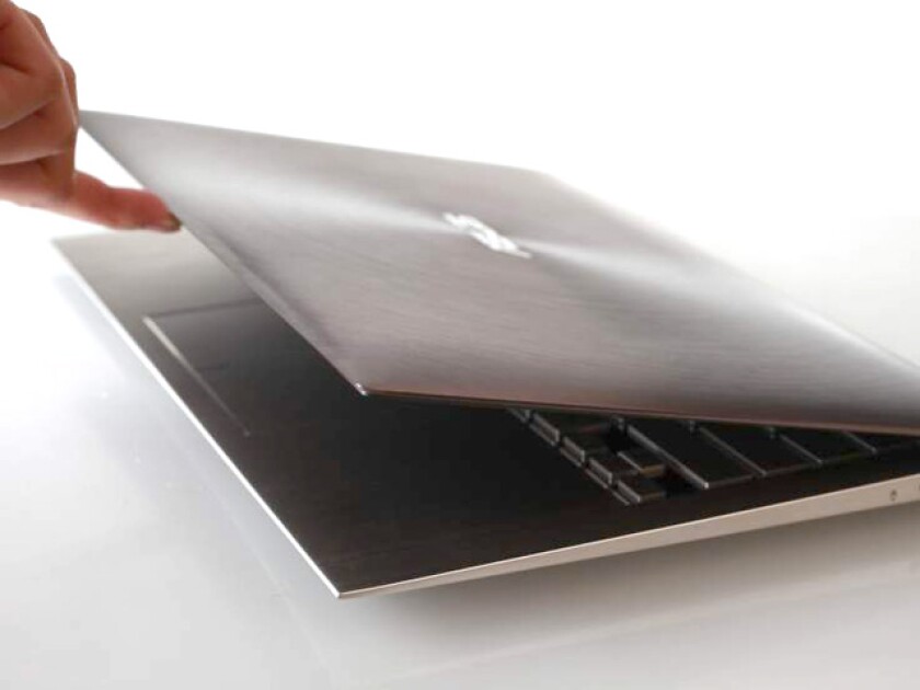 Just 4mm at its front edge - the new UX Series notebook from ASUS