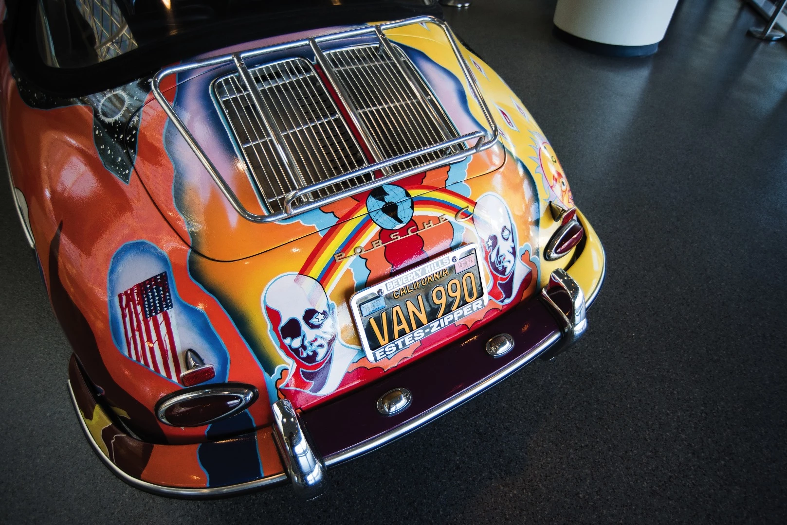 RM-Sotheby's has yet to put an estimate on Janis Joplin’s 1964 Porsche 356 C 1600 SC Cabriolet, and may not do so as it could quite possibly go the same way as the Lennon Roller which Sotheby's sold for ten times it's estimate in 1985. This car is a landmark piece of cultural memorabilia, as original and distinctive as it's owner.