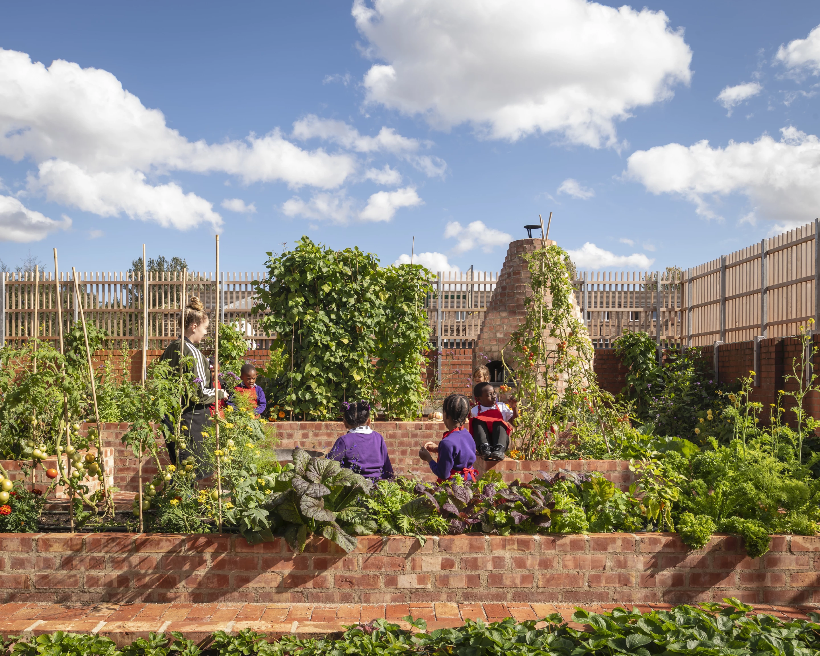 The Hackney School of Food's rather average suburban garden has been turned into a thriving plot for growing food