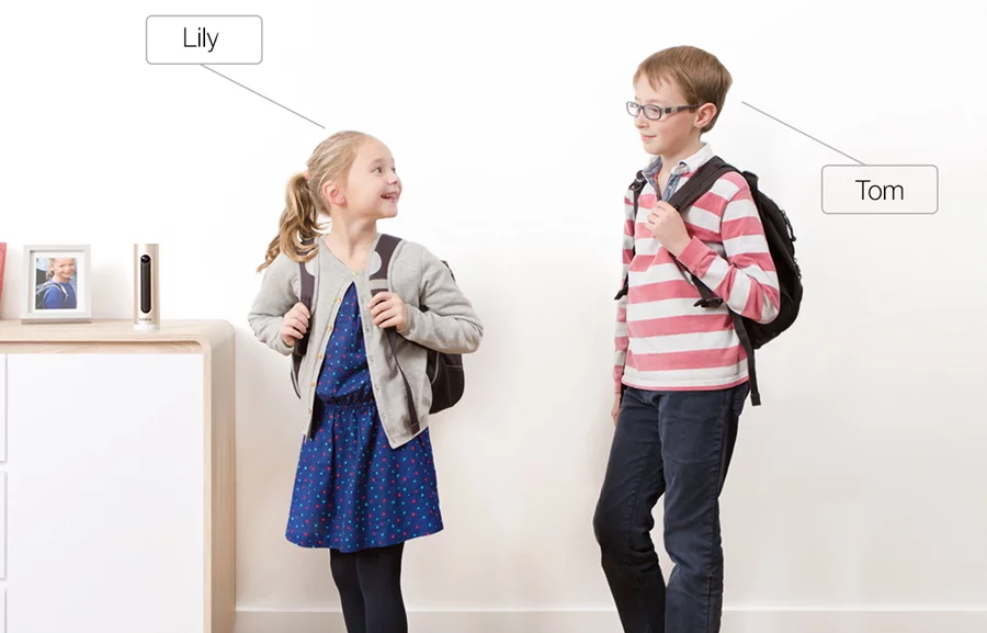 The Netatmo Welcome learns to recognize the people in a household
