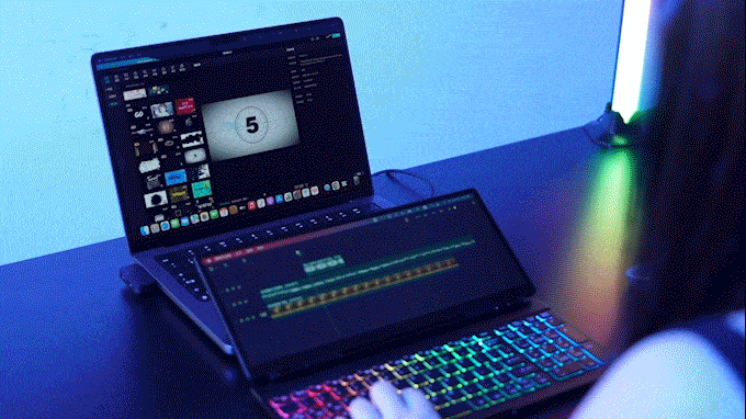 Video editors will appreciate the 12.8-inch horizontal display for scrubbing through project timelines