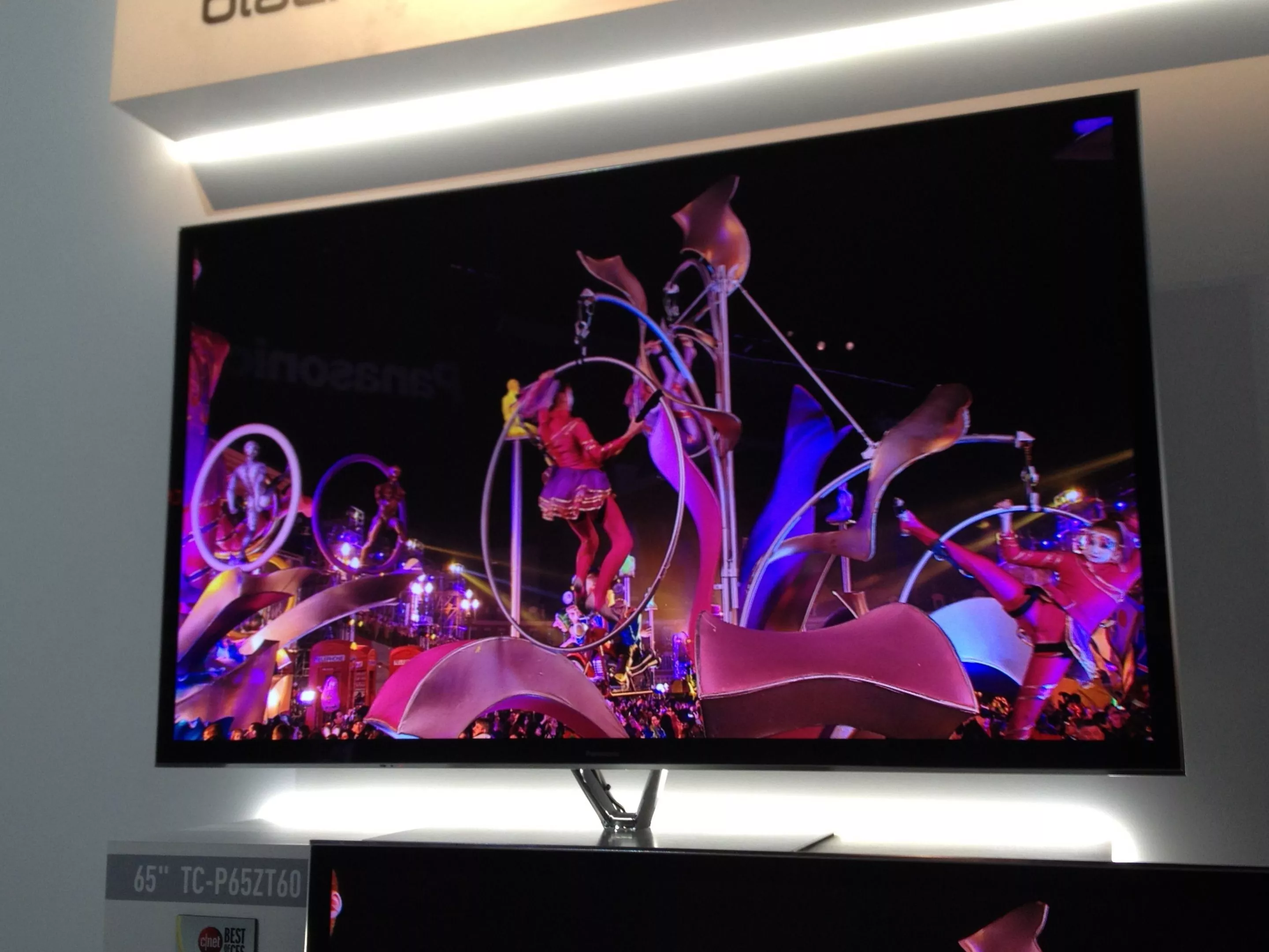 Panasonic's flagship ZT60 series Plasma TV at CES 2013