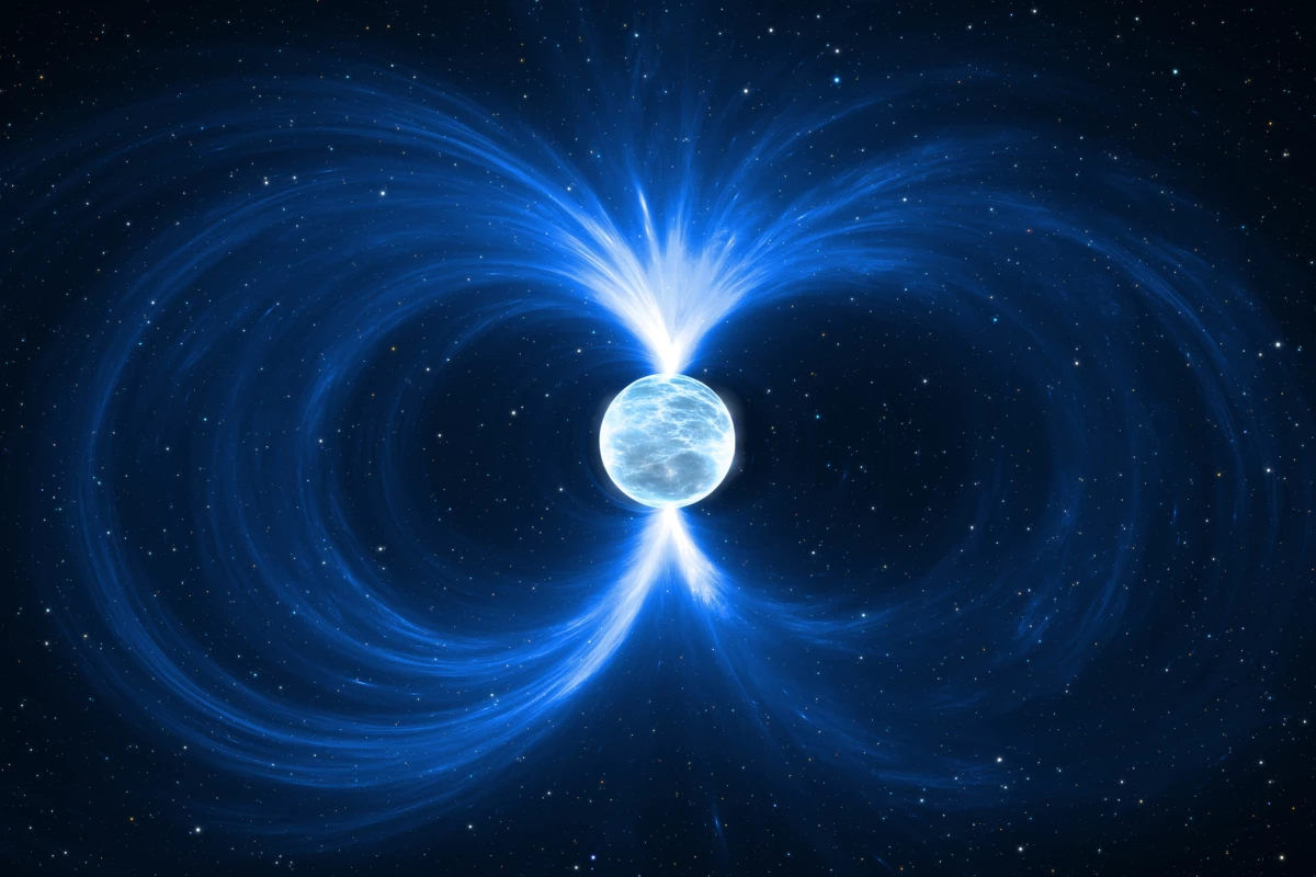 An artist's impression of a magnetar