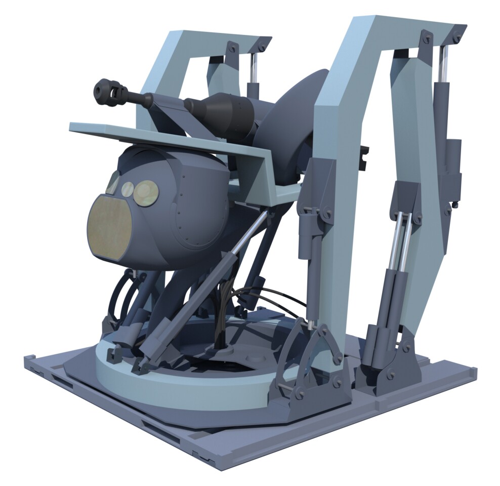The RWS module in stowed position