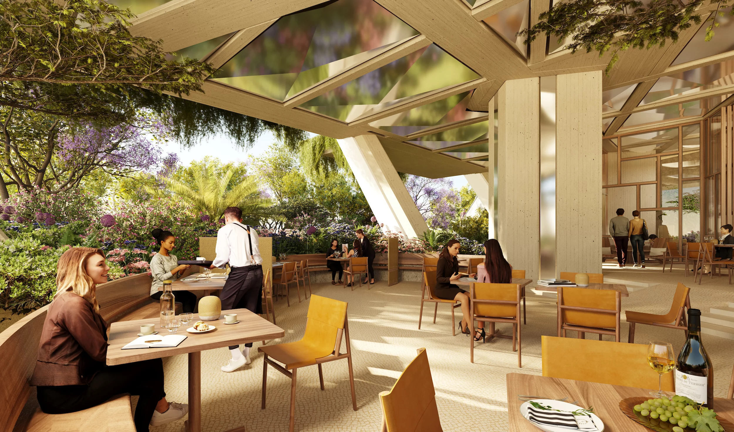 Avenida Cordoba 120's lowest floors will feature a public garden and a cafe