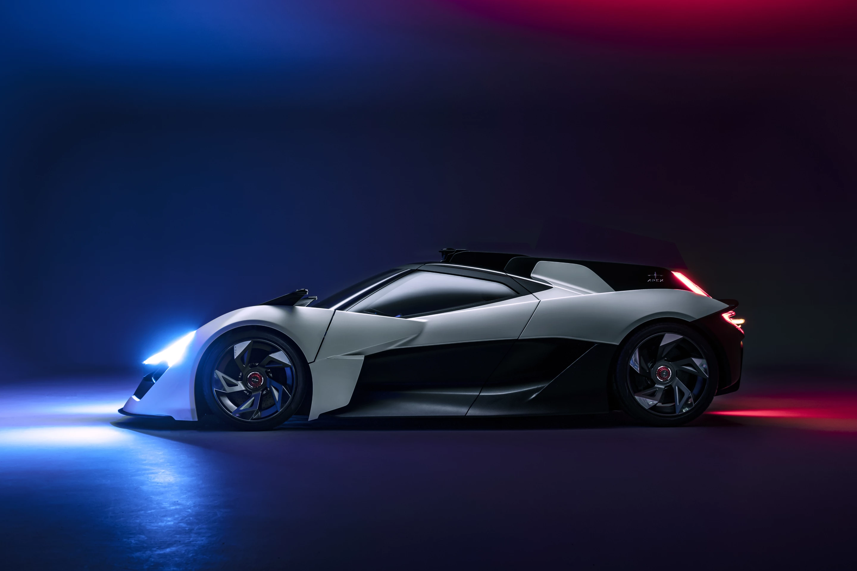 A totally smooth underbody helps suck the AP-0 to the ground for better high-speed corner grip