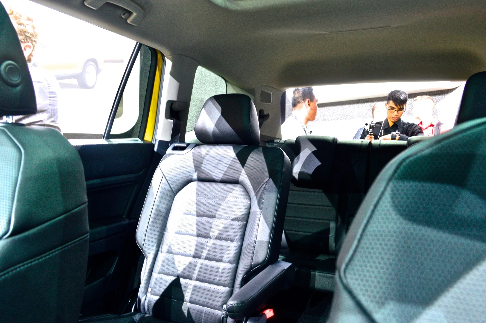 Three rows of seating in the VW Atlas