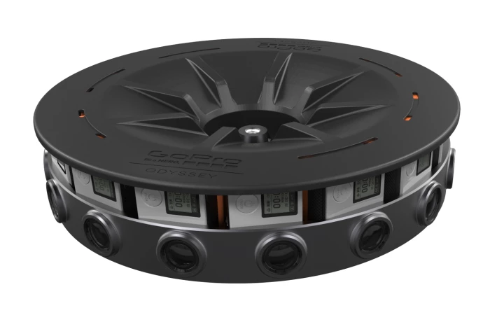GoPro's Odyssey rig shoots 360-degree footage with 16 Hero4 Black cameras