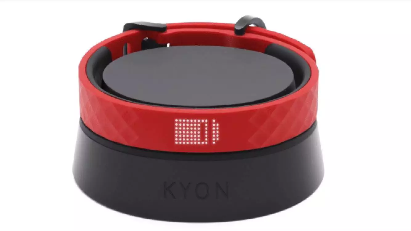The collar is charged by a Bluetooth and Wi-Fi enabled dock