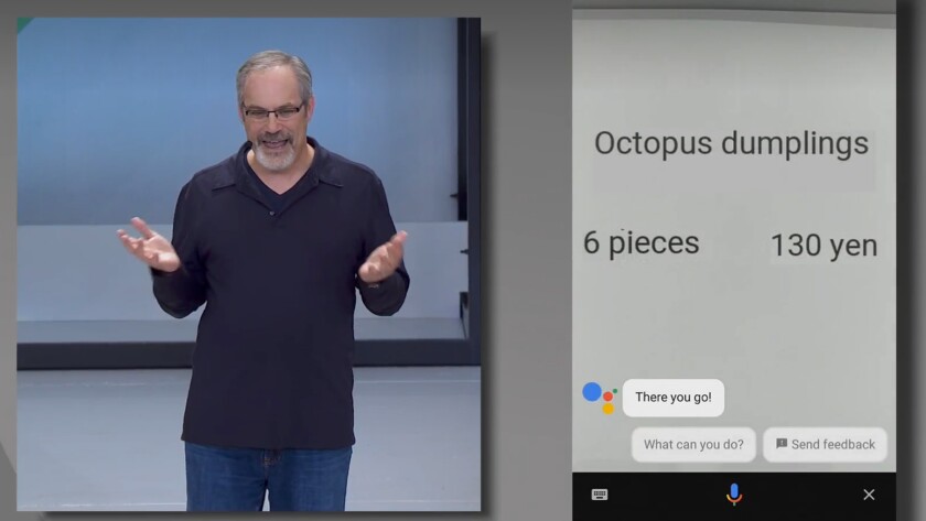In conjunction with Google Assistant, Google Lens can automatically translate signs