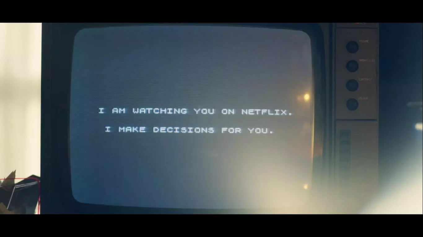 The weirdest narrative branch appears when the main character in 1984 discovers he is being controlled by a Netflix viewer in the 21st century