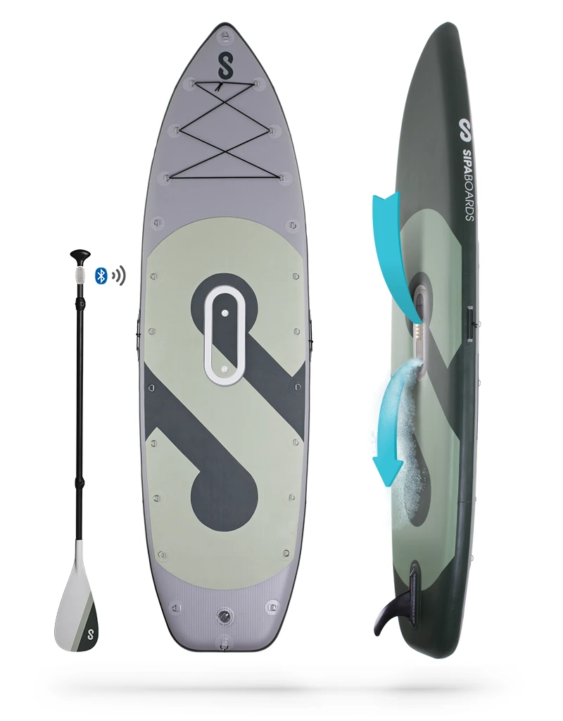 The SipaBoards Fisherman features the same basic design as its predecessor, but is larger to account for carrying extra fishing gear