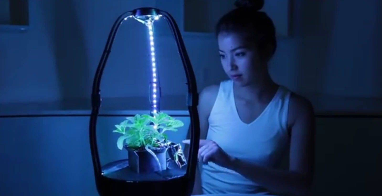 The AstroGro system uses 3D printed pods to grow plants in space