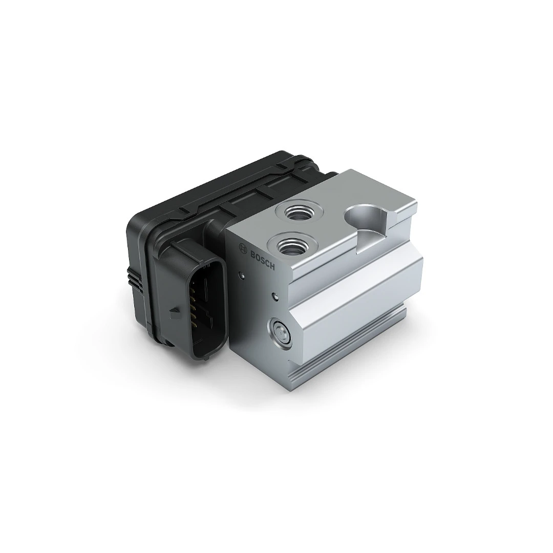 The single-channel version of Bosch's ABS10 offers a system that applies its anti-braking function only for the front wheel