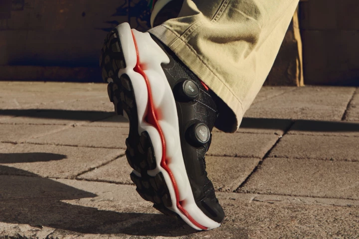 Enjoying the loaded energy return of the all-new Merrell SpeedArc Surge Boa's nitro-injected foam